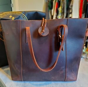 Baseballism Vintage Glove Leather Tote